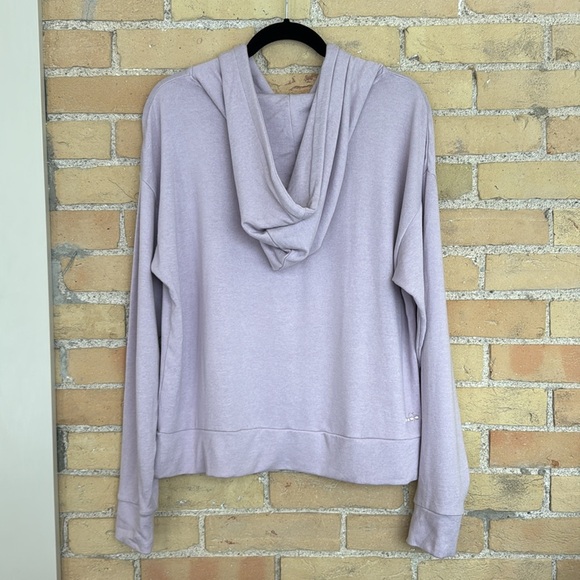 Diadora Lavender Hoodie with Gray Drawstrings - Picture 3 of 3